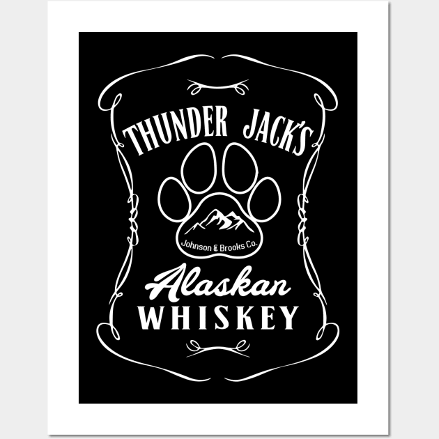 Thunder Jack Whiskey Wall Art by Mercado Graphic Design